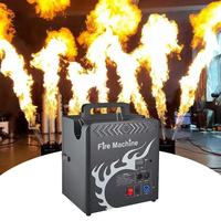Nouveau style projecteur de flamme à trois têtes DMX scène effet de feu 3 têtes feu flamme Machine