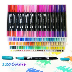 Stylos à eau double brosse personnalisables avec logo, rechargeables, pour enfants, pour peinture et dessin - Product Image 1
