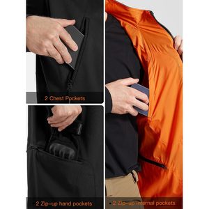 Gilet softshell léger coupe-vent réversible sans manches pour homme FOXA, idéal pour la randonnée, la course à pied, le cyclisme, les voyages, toutes saisons - Product Image 6