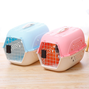 Aviation Plastic Portable Cat Dog Luxury Air Carrier Cage Airline Approved Pet Travel Box