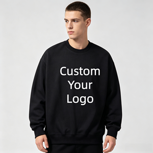Custom Unisex Blank Crewneck <b>Sweatshirt</b>, Polyester Cotton Plain Crew Neck <b>Sweatshirt</b>, High Quality Embroidery Printing Logo - Product Image 1