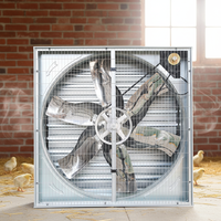Ventilateur d'extraction à pression négative AC EC pour boîte de ventilation, extracteur d'air chaud, ventilateur de refroidissement pour volailles/serres/poulets/élevages/porcs/laiteries