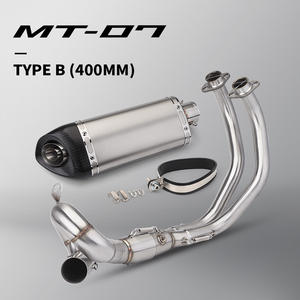 MT07 Sistema Completo Tubo Delantero Modificado para Motocicleta, Silenciador de Escape para MT07, XSR 700, <span class=keywords><strong>MT</strong></span> <span class=keywords><strong>07</strong></span>, 2017 - Product Image 5