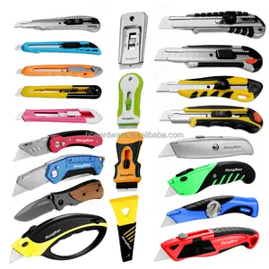 Hot 9 18 25 mm Snap off Cutter Knife Multi Function Box Paper Cutter Heavy Duty Safety Knife Self Auto Retractable Utility Knife