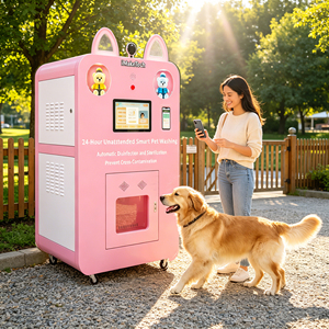 Machine de lavage pour animaux de compagnie en libre-service 24h/24 et 7j/7, système de distribution IoT à haute rentabilité pour les laveries automobiles et les animaleries, entièrement autonome - Product Image 1