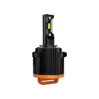 Phares de voiture transfrontaliers GT7 LED à décodage, ultra-lumineux 50W 12V, ampoules de feux de croisement/route pour Golf 7