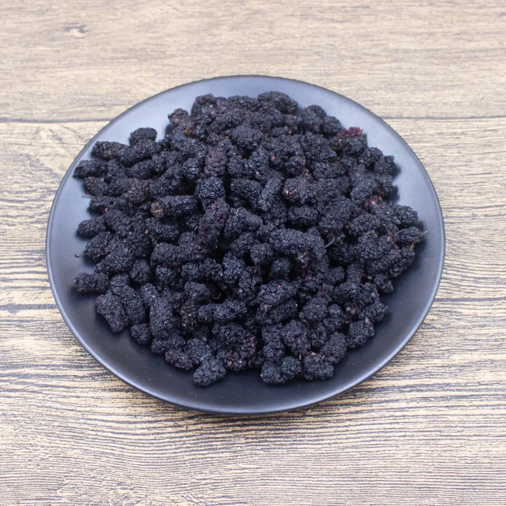 गैन्सु गुओकाओ उच्च गुणवत्ता वाले प्राकृतिक सूखे हुए काले शहतूत फल