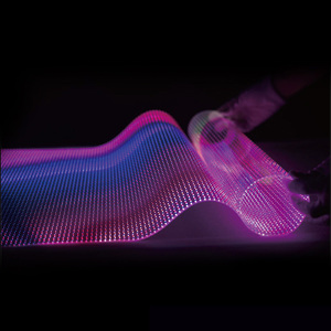 P4-8transparent <span class=keywords><strong>LED</strong></span> linh hoạt Màn hình phim dính trên kính <span class=keywords><strong>LED</strong></span> Video tường rõ ràng siêu <span class=keywords><strong>LED</strong></span> phim hiển thị - Product Image 4