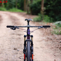 Vélo de montagne en fibre de carbone ultra-léger de 8,8 kg, SRAM AXS 12 vitesses, vélo de course XC professionnel sans fil avec pédale ordinaire