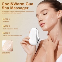 Elektrisches Gua-Sha-Massagegerät für Zuhause: Hautpflege-Tool mit Wärme- und Vibrationsfunktion zur Entspannung