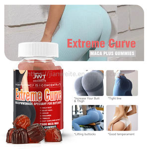 Gummies à la racine de maca Jianweite pour l'élargissement des fesses et des hanches, complément beauté avec soutien immunitaire - Maca noire - Product Image 5