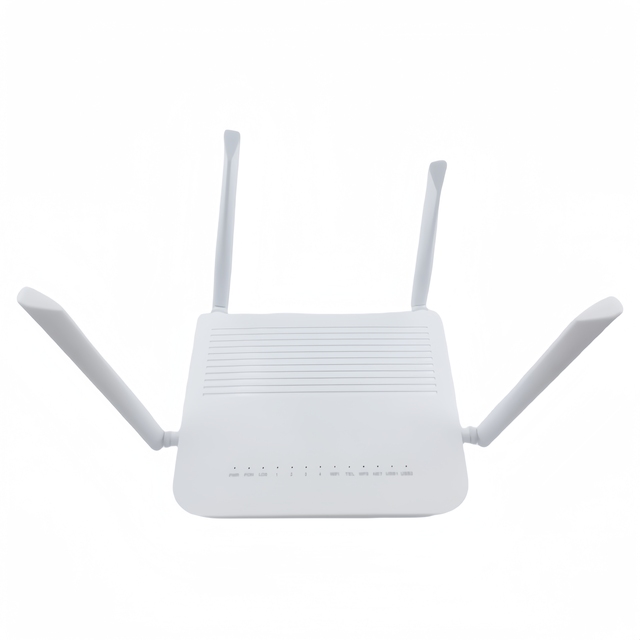 4GE+1VOIP+2USB+AX3000 WiFi 6 Dual-Band 2.4/5GHz Xg-pon ONU Modem Router OEM ZC-530NX6 White 1 Year Warranty