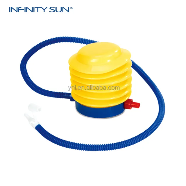 INFINITY SUN Wholesale Portable cheap price plastic air pump and foot pump for inflatable products