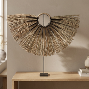 Moderna Decoración de Mesa de Ratán, Adorno Ecológico y Duradero para Colgar en la Pared, Regalo de Boda, Decoración para Sala de Estar, Hecho a Mano - Product Image 2