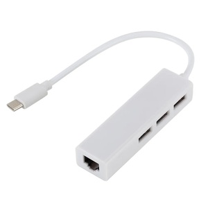 Hub con 4 puertos USB 2,0, adaptador Ethernet USB a LAN, Puerto RJ45, megabits <span class=keywords><strong>10</strong></span>/100Mbps, hub 4 en 1 con 3 puertos USB 2,0 - Product Image 2