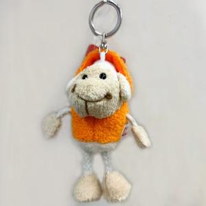 Adorno Colgante de Peluche, Llavero de Pareja, Cordero Blanco, <span class=keywords><strong>Perro</strong></span>, Gorila, Elefante, Muñeco de Peluche Adorable con Relleno de Algodón PP - Product Image 5