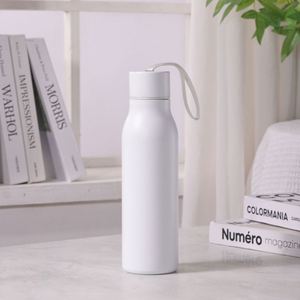Simple 304 Coke Water <b>Bottle</b>, Small Mouth Vacuum Cup for Vehicle Travel and Outdoor Sports Hydration - Product Image 1