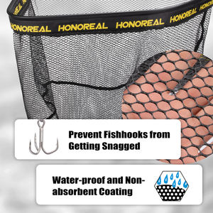 Filet de pêche pour <span class=keywords><strong>kayak</strong></span> avec poignée en aluminium Filet de pêche avec revêtement en caoutchouc - Product Image 5