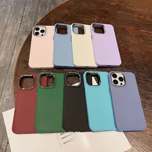 TPU Soft Protective Phone Case Cover For IPhone 14 Pro Max 15 14 13 12 11 XS 7 PLUS Solid Colour Frosted Back Soft Phone Case