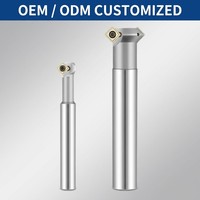 Barre de coupe à biseauter et à débavurer haute performance pour le travail des métaux, outil de fraisage indexable de précision OEM ODM avec tige en acier
