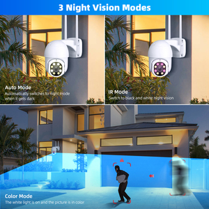 5MP Tuya Smart Life EU自動追跡ホーム防犯カメラナイトビジョンサウンドライトアラーム防水4G Ptz CMOSホーム用 - Product Image 6