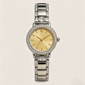 Reloj de Pulsera de Acero Inoxidable de Lujo para Mujer, de Alta Calidad OEM, Movimiento de Cuarzo, Logotipo Personalizado, Venta al Por Mayor - Product Image 5