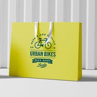 Sacs à provisions de logo personnalisé d'estampage de feuille d'argent de luxe sacs en carton blanc écologique ruban pour des promotions personnalisées votre