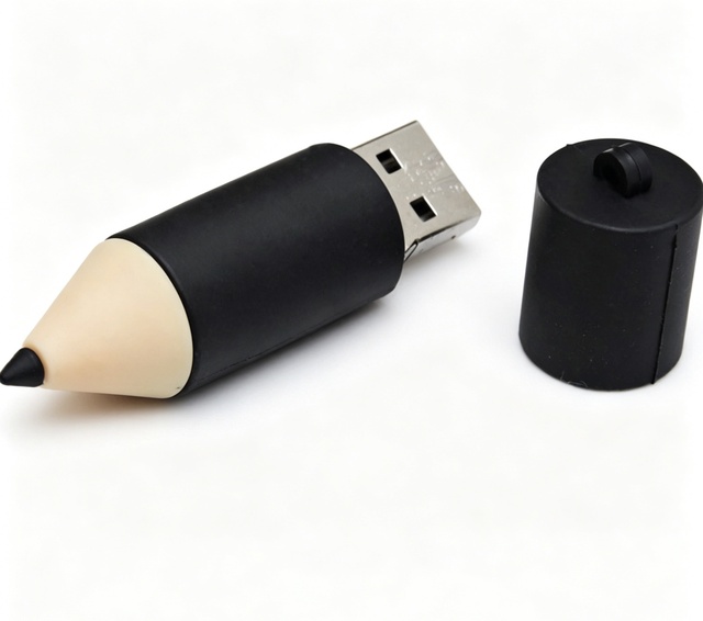 Novelty 3D Pencil Shaped USB Flash Drive for Students & Teachers, Custom Logo Promotional USB 2.0/3.0 for School & Office Gifts