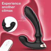 S-HANDE Fernbedienungsgesteuerter Biegbarer Vibrierender Prostata-Massager Analer Stimulator für Männer und Frauen