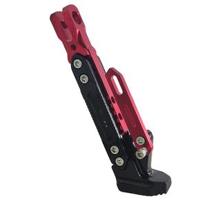 Accessoires pour motos, vente en gros de béquilles latérales universelles extensibles en alliage d'aluminium réglables pour moto - Product Image 3