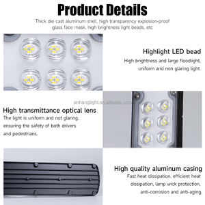 Lampu Jalan <span class=keywords><strong>LED</strong></span> 30W 50W 100W Lumen Tinggi Kualitas Tinggi AC IP65 Luar Ruangan Jalan Pedesaan Produsen Harga Grosir - Product Image 3