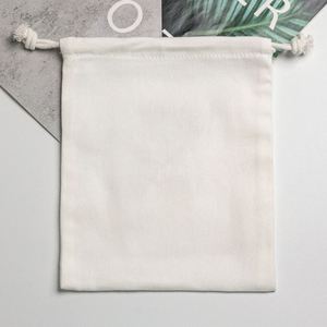 Sac à poussière en coton naturel avec cordon de serrage, directement de l'usine OEM, pour l'emballage de sacs à main, avec logo imprimé, pour chaussures, vêtements, sac de shopping en coton - Product Image 5