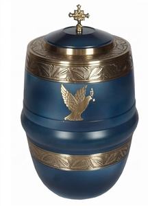 Urna de cremación de METAL, Cruz Católica - Product Image 1