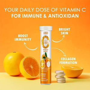 OEM özel etiket özelleştirilmiş formül <span class=keywords><strong>Vitamin</strong></span> takviyeleri <span class=keywords><strong>C</strong></span> vitamini efervesan Tablet <span class=keywords><strong>1000mg</strong></span> - Product Image 3