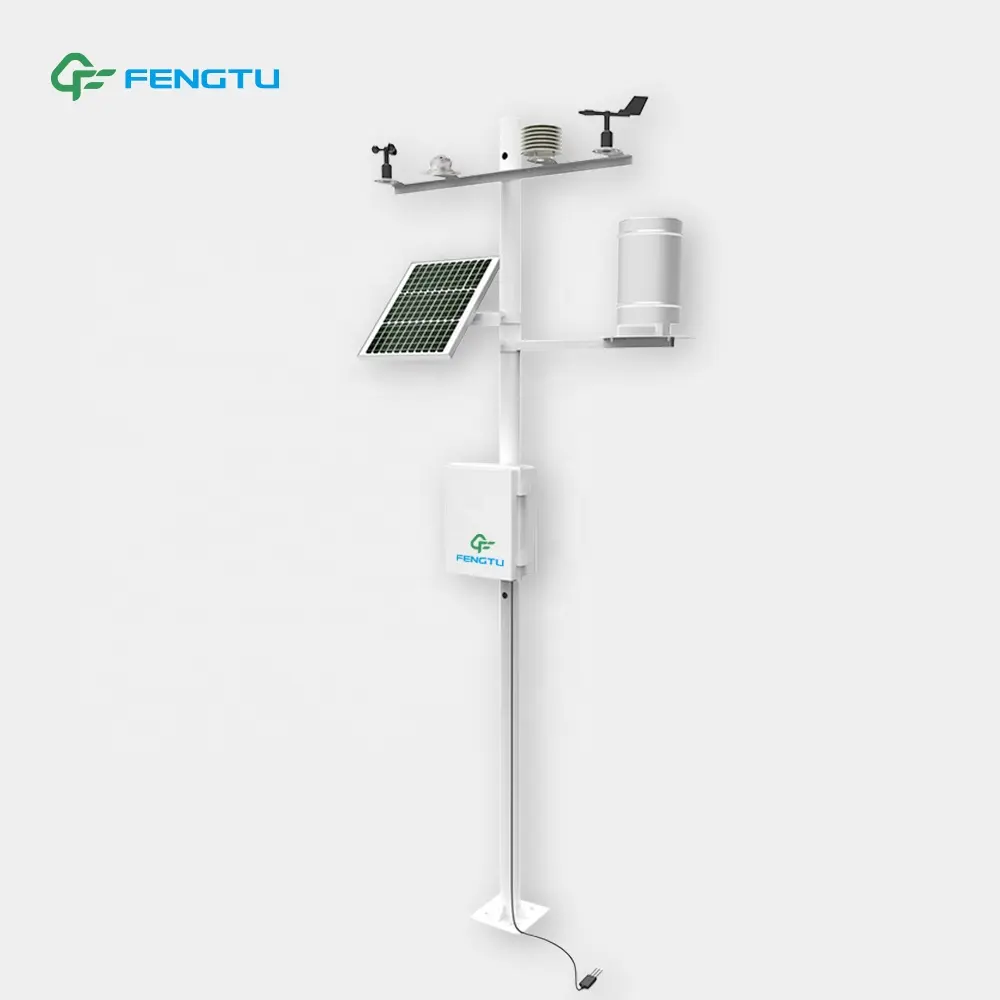 Automatic Weather Station Automatic GSM 4G for Industry Greenhouse Farm Smart Agriculture Fengtu IOT