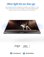 Arzopa A1T 15.6 pouces tactile 1080P Full HD Portable moniteur écran affichage Extender Extension moniteur Portable