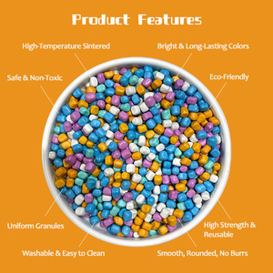 Ceramic Particles Nano <strong>Sand</strong> 5mm 8mm Mixed <strong>Color</strong> Particles, Safe for Outdoor Playgrounds &amp; Aquarium Decoration Ceramic Particles - Product Image 2