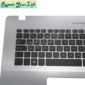 WB/SV Sevillian retroilluminato tastiera portatile per Asus X705UD X705UQ X705UN X705FD X705FN N705U 0KNB0-6601WB00 con argento C-case - Product Image 3