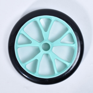 Rueda sólida duradera de PU para patines de rueda delantera y sillas de ruedas, monopatín con batería de litio, Rodas - Product Image 6