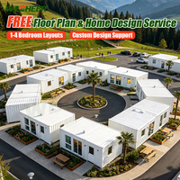 Maisons conteneurs Wecheer insonorisées en kit pour bureaux de chantier, dortoirs du personnel, maisons modulaires en acier