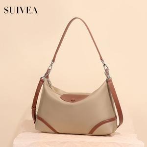 Sac fourre-tout en nylon élégant et polyvalent de grande capacité, sac à main décontracté pour femme, sac à bandoulière minimaliste et durable - Product Image 3