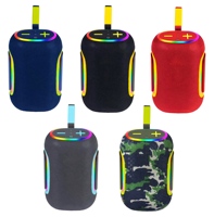 Nouveau haut-parleur subwoofer haute puissance, haut-parleur stéréo multifonctionnel étanche TWS avec éclairage RVB
