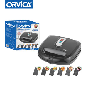 เครื่องทำแซนด์วิชอเนกประสงค์ 6 in 1 ยี่ห้อ ORVICA สำหรับทำสเต็ก วาฟเฟิล อาหารเช้า และขนมปัง - Product Image 1