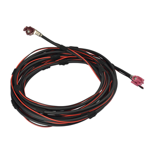Kabel Video 4-Core Terproteksi LVDS dengan Konektor Adaptor FAKRA Betina Hybrid Synergy Drive untuk BMW/Benz/Audi/VW - Product Image 2