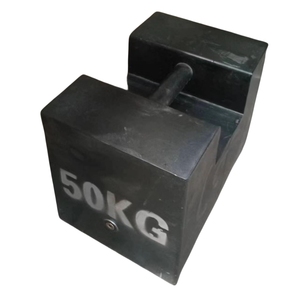 Veidt Weighing M2 200kg Pesa de prueba de hierro cincado, piezas de masa de prueba de acero dulce para básculas de piso y mostrador planas, M2 200kg de hierro cincado - Product Image 6
