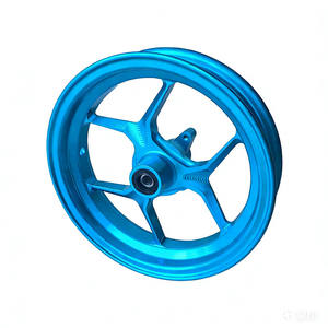 Rueda Delantera Modificada de Aleación de Aluminio de 10 Pulgadas, CNC, <span class=keywords><strong>70</strong></span> Orificios, Rodamiento 6201, Se Puede Personalizar en Varias Especificaciones - Product Image 5