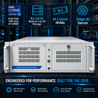 Ordinateur industriel personnalisé OEM ODM 4U en rack Q670E LGA1700 6 ports COM 2 ports LAN Multi ports USB ATX IPC pour l'automatisation industrielle
