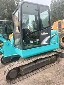 Excavadora de cadenas Kobelco SK60 usada en Japón de alta calidad, 6 toneladas, con motor, caja de cambios y engranajes, certificada por EPA y CE para uso doméstico. - Product Image 5