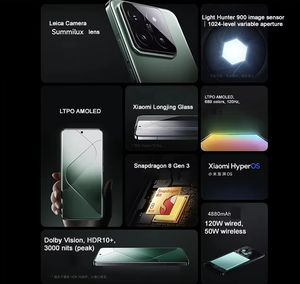 Téléphone portable Snap 8 Gen 3 en vente flash, écran AMOLED 2K de 6,73 pouces, ROM Mi 14 Pro - Product Image 6