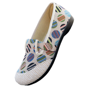 Seaside Heritage Summer Slip-On Flats Arch-Ease Tech Tendencia de moda con punta cerrada para Boardwalk Wear - Product Image 2